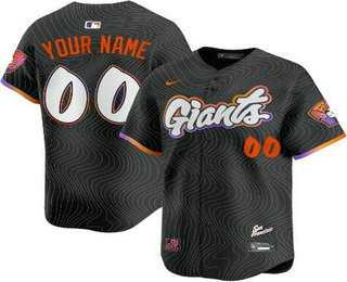 Men's San Francisco Giants Customized Black 2025 City Connect Limited Jersey,We sell and wholesale Men's San Francisco Giants Customized Black 2025 City Connect Limited Jersey on line form chian!